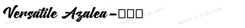 Versatile Azalea字体转换